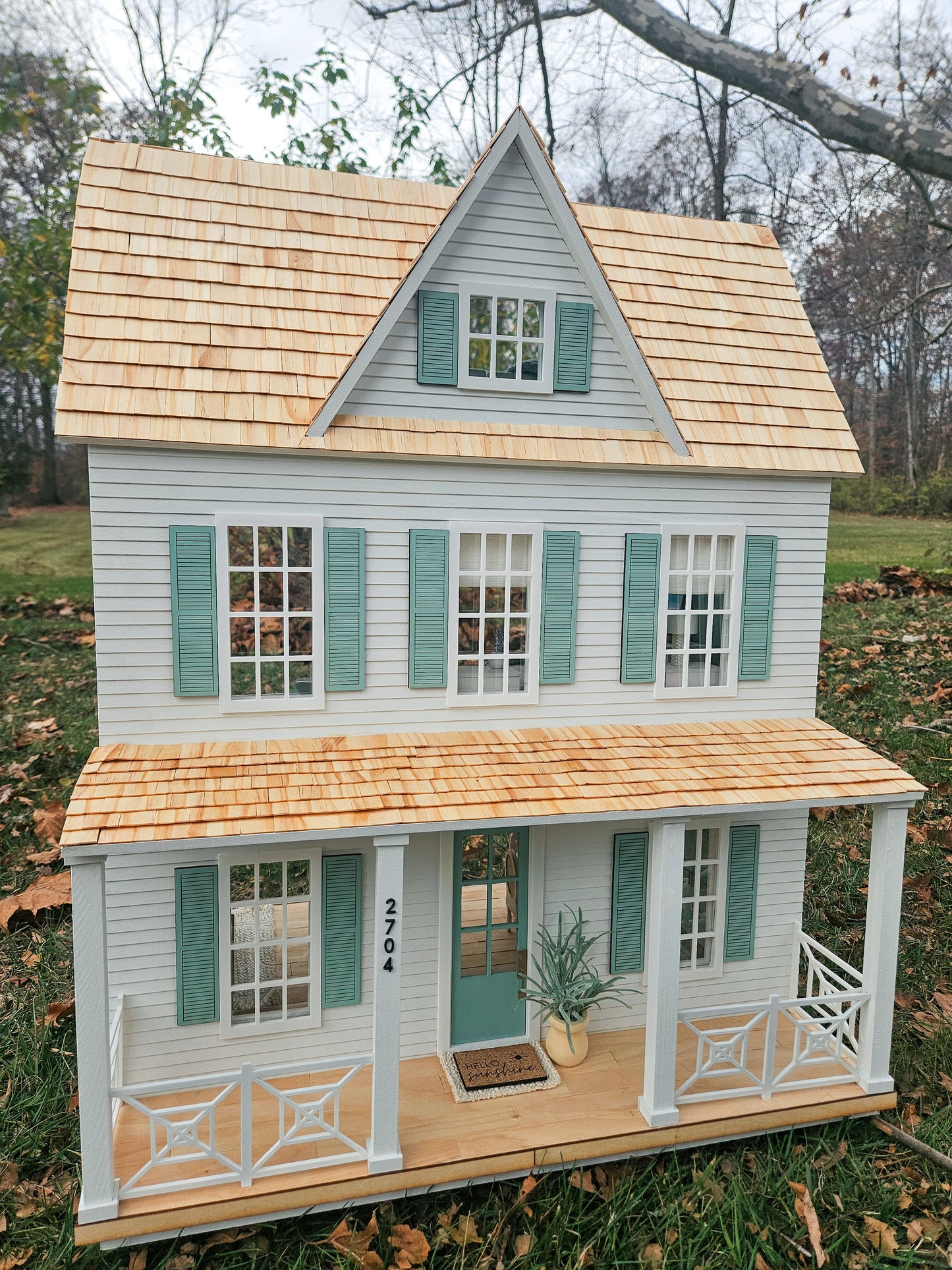 Dollhouse Miniature Address Numbers, Miniature Numbers, Dollhouse Address, 1:12 Scale