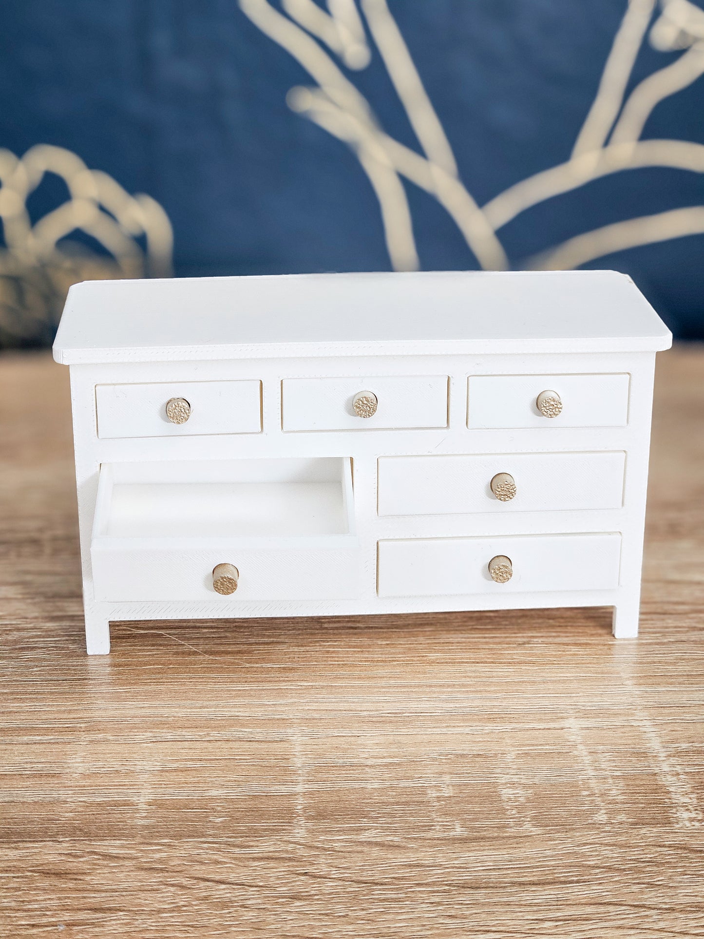 Dollhouse Miniature Dresser, Dollhouse Dresser, Mini Decor, Dollhouse Accessories, Mini Dresser, Bedroom Dresser, 1:12 Scale