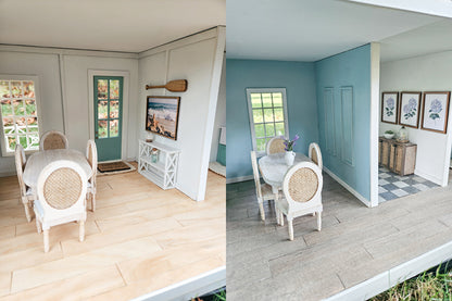 Customizable Fully Furnished Dollhouse With Modern Miniature Furniture and Decor, 1:12 Scale Modern Dollhouse