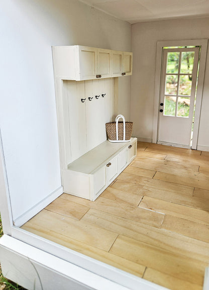 SOLD "Sweet Magnolia" - Custom Fully Furnished Dollhouse With Modern Miniature Furniture and Decor, 1:12 Scale Modern Dollhouse