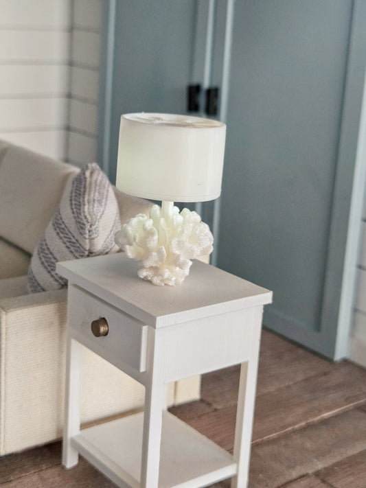 Dollhouse Miniature Lamp, 1:12 Scale Miniature Coral, Mini Light, Dollhouse Lamp, Dollhouse Light, Dollhouse Decor, Mini Decor