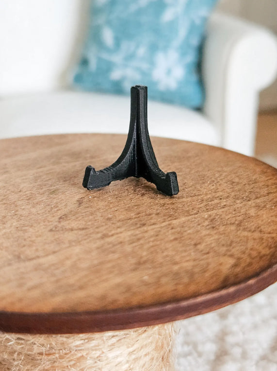 Dollhouse Miniature Display Stand, Mini Stand, Miniature Decor, Mini Plate Stand, Dollhouse Decor, Mini Decor, 1:12 Scale