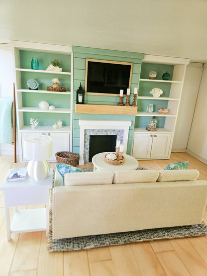 Dollhouse Miniature Sea Urchin Shells, Dollhouse Beach Decor, Mini Decor, Dollhouse Accessories, Mini Accessories, Mini Shells, 1:12 Scale