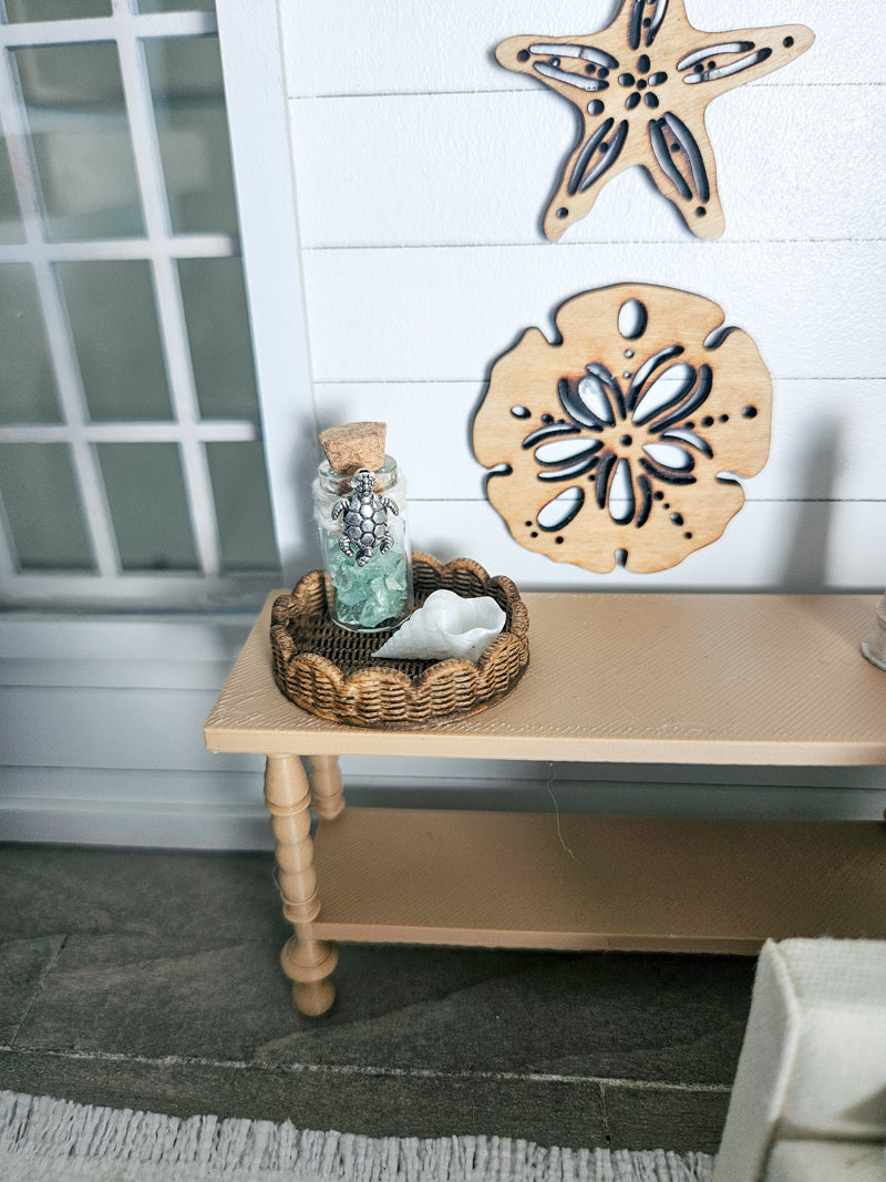 Dollhouse Miniature Jar Decor, 1:12 Scale Miniature Jar, Mini Beach Decor, Dollhouse Decor, Mini Decor