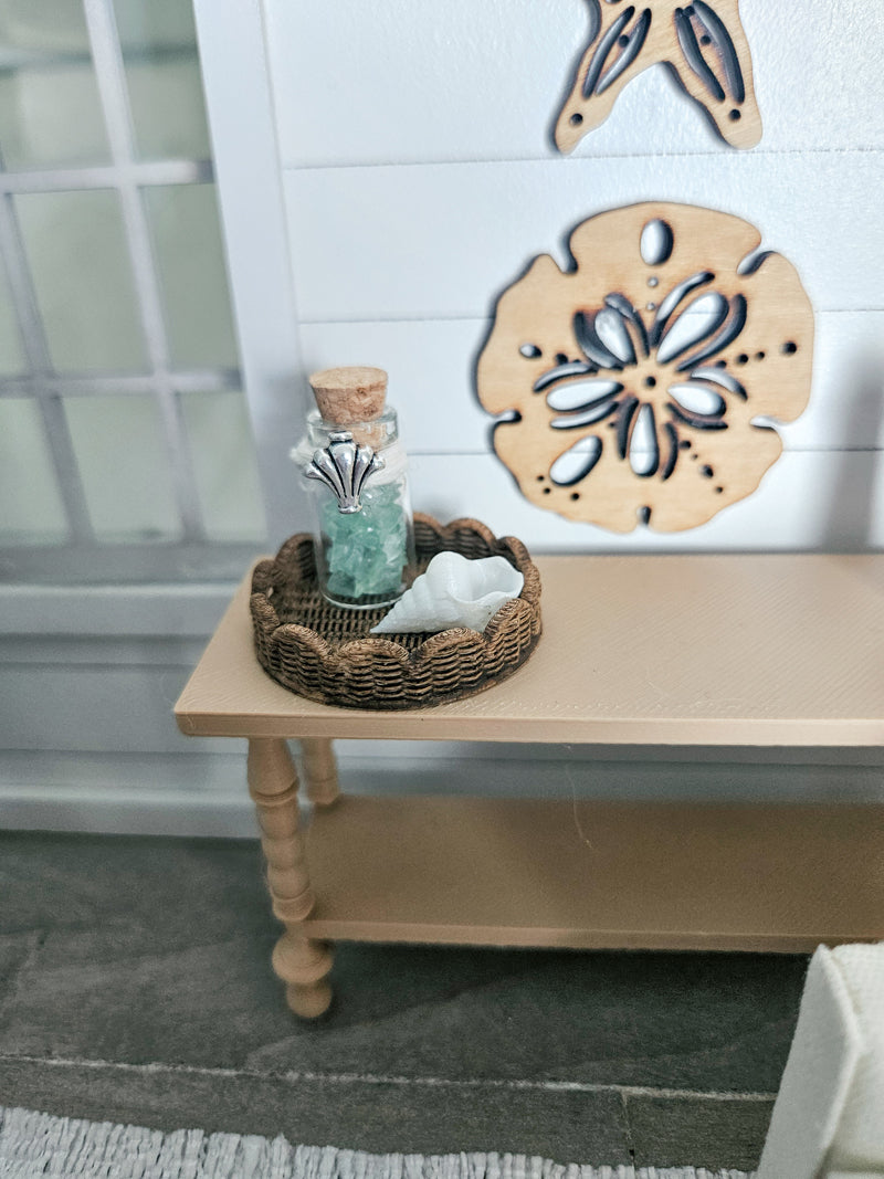 Dollhouse Miniature Jar Decor, 1:12 Scale Miniature Jar, Mini Beach Decor, Dollhouse Decor, Mini Decor