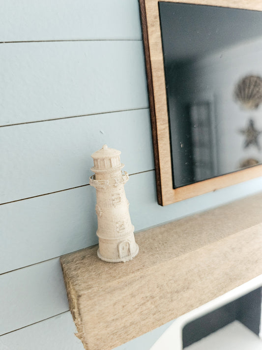 Dollhouse Miniature Lighthouse, 1:12 Scale Miniature Lighthouse, Mini Beach Decor, Dollhouse Lighthouse, Dollhouse Decor, Mini Decor