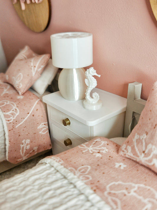 Dollhouse Miniature Seahorse Stand, Dollhouse Beach Decor, Mini Decor, Dollhouse Accessories, Mini Accessories, 1:12 Scale