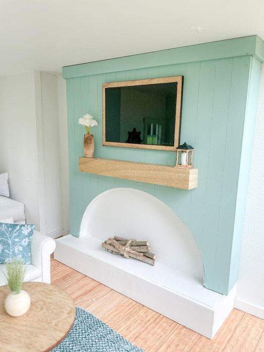 Dollhouse Miniature TV, Mini Television, Dollhouse Accessories, Dollhouse Decorations, 1:12 Scale, Wall Mounted TV, Mini Flat Screen TV