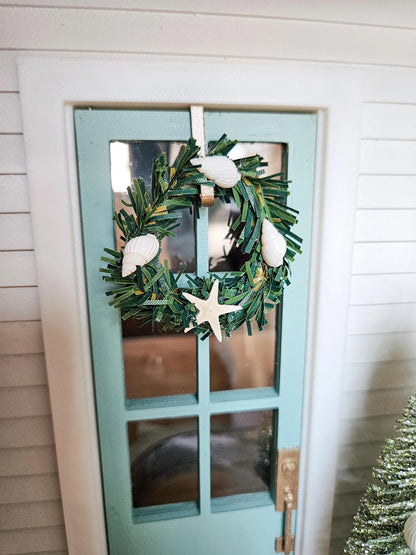 Dollhouse Wreath Hanger, Miniature Wreath Holder, Dollhouse Christmas Decor, 1:12 Scale