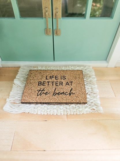 Dollhouse Miniatures Welcome Mat, Miniature Door Mat, Door Rug, Dollhouse Textiles, 1:12 Scale