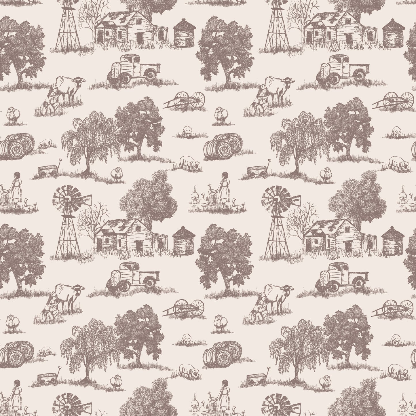 Winona Wallpaper by Hannah Langford Design