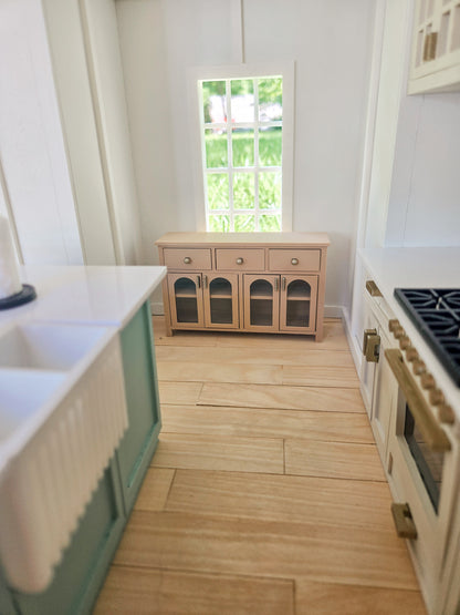 Dollhouse Miniature Console Table, Dollhouse Sideboard, Mini Decor, Dollhouse Accessories, Mini Table, 1:12 Scale