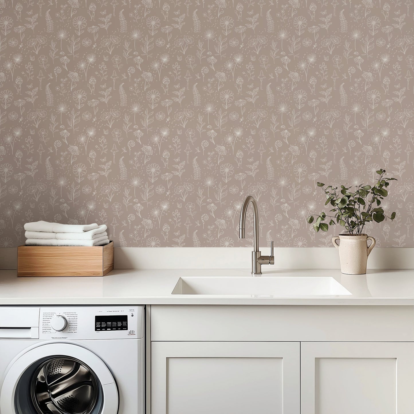 Kaila Wallpaper by Painted Hawk Design